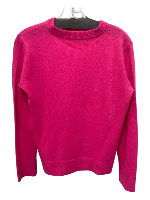 Lounge Knit TopsAlice + Olivia Size S Hot pink Cashmere Crew Neck Long Sleeve Sweater