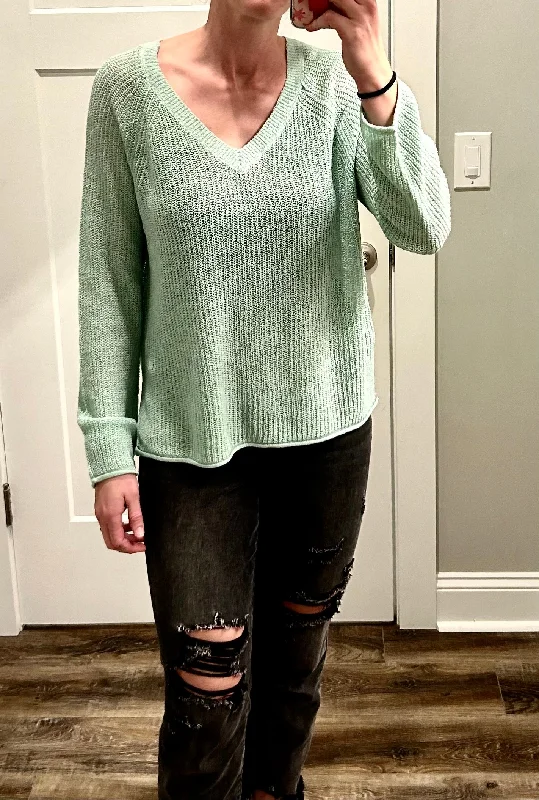 Recycled Fabric Knit TopsBasic Brunch Sweater