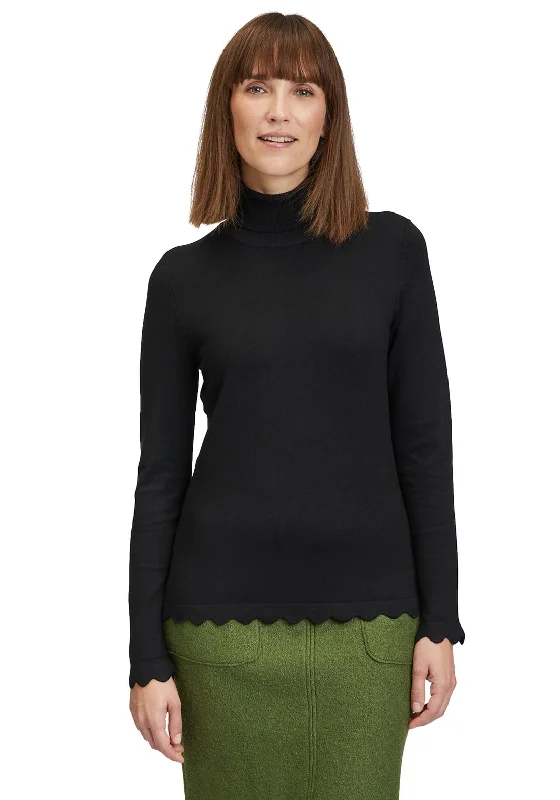 Betty Barclay Fine Knit Jumper, BlackKnit Crop