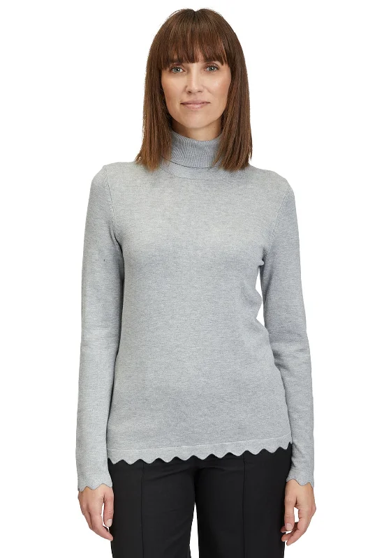 Betty Barclay Fine Knit Jumper, GreyKnit Vest