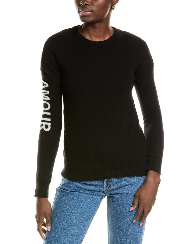 Punk Knit TopsZadig & Voltaire Gaby Amour Intarsia Wool & Cashmere-Blend Sweater