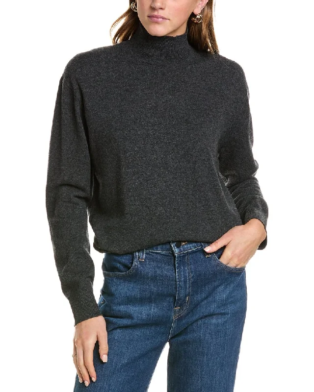 Ruffled Knit TopsVince Weekend Wool & Cashmere-Blend Turtleneck Sweater