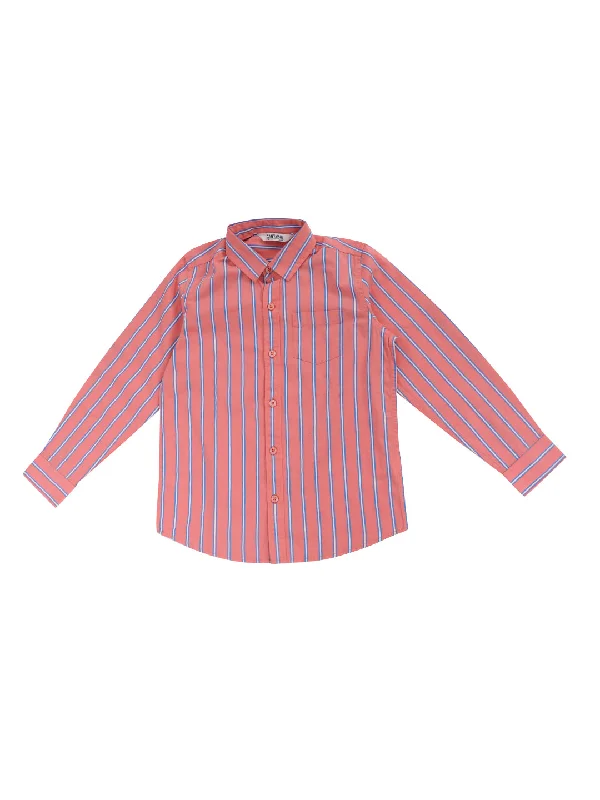 Layered Knit TopsBoys Coral Shirt