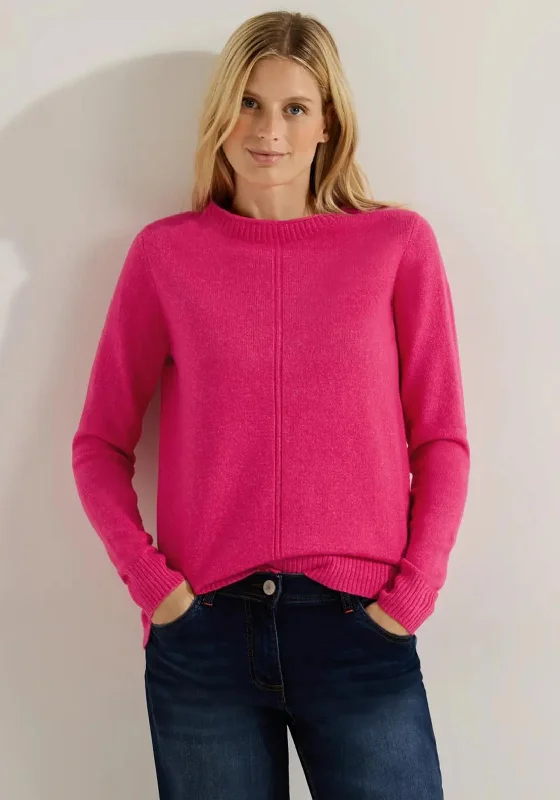 Cecil Soft Knitted Sweater, Cosy CoralKnit Jumper