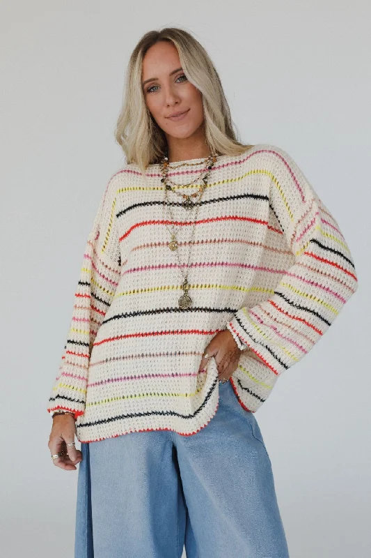 Hiking Knit TopsHalo Breeze Bell Sleeve Sweater - Multi