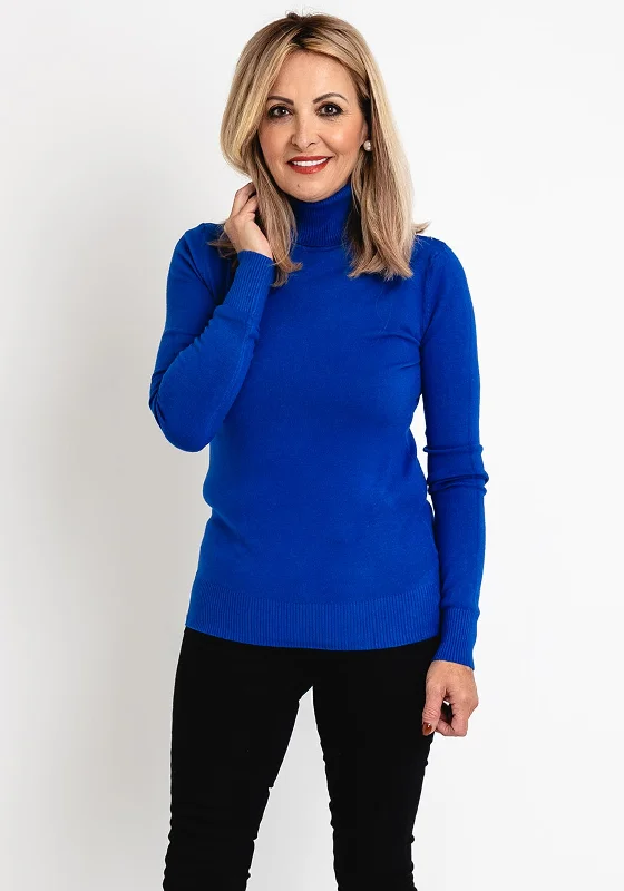 Serafina Collection Light Knit Sweater, Royal BlueKnitted Pullover