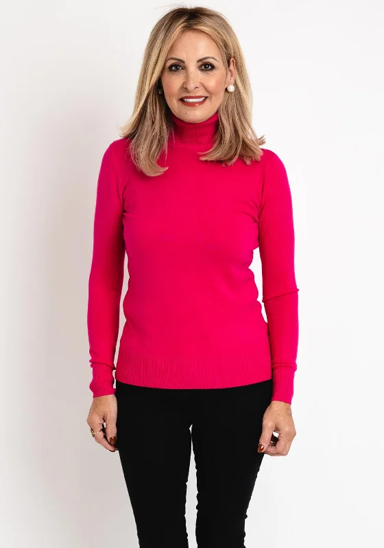 Serafina Collection Light Knit Sweater, FuchsiaKnitted Jumper