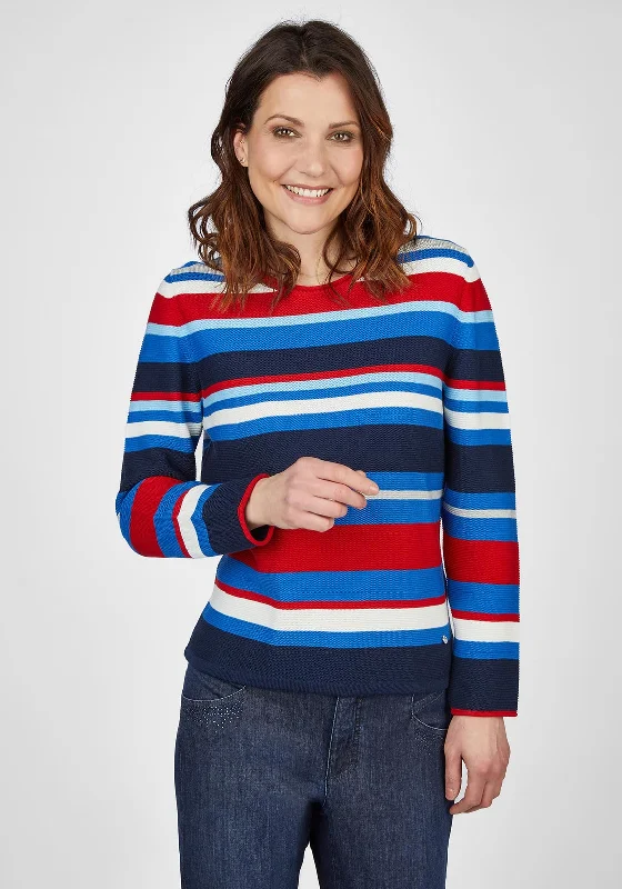 Rabe Striped Sweater, MultiKnit Polka Dot