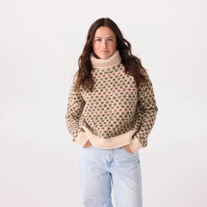 Studded Knit TopsWomen's Downeast Cowlneck Sweater